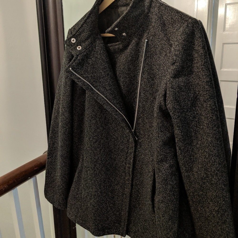 Gray Express Moto Jacket